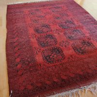 Antiker Handgeknüpfter Afghan Teppich Orientteppich Wolle