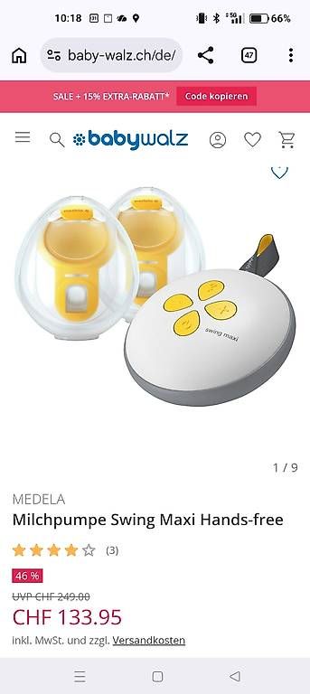 Medela Accessori per l’allattamento: Medela Hands Free Milchpumpe – Usato da Rothenburg venduto da mischi_zischi_1991 1