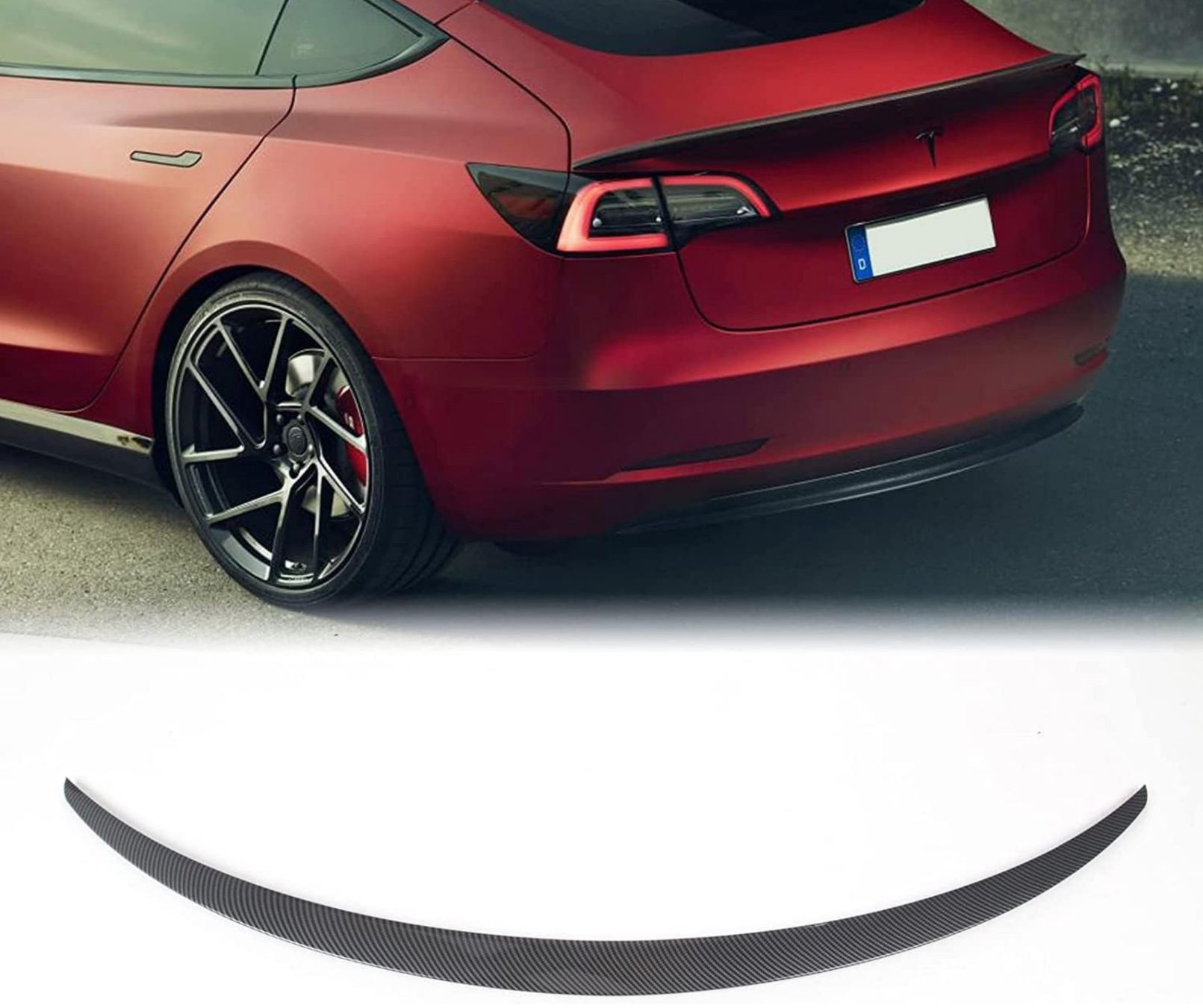 Tutti pezzi di ricambio auto: 100% CARBON Heckspoiler zu Tesla Model 3 NEU – Nuovo e nell'imballaggio originale da Bergdietikon venduto da shopAgent
