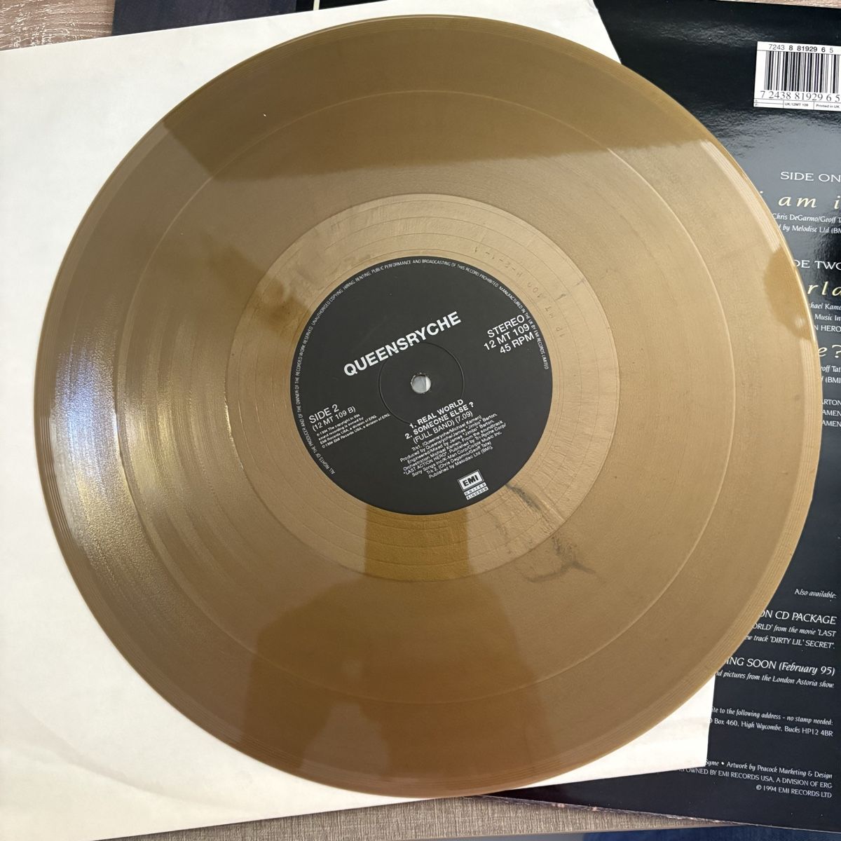 Dischi in vinile: Queensryche - i am i - Limited Edition Gold Disc – Usato da Guntershausen venduto da Simone_75 5