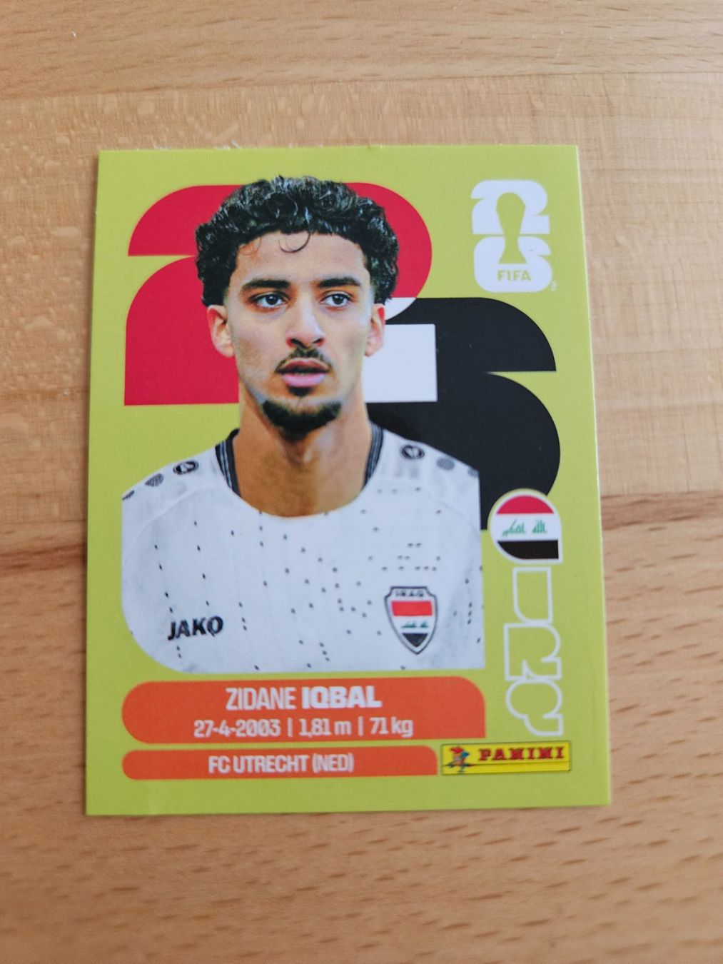 Panini Carte collezionabili: Panini WM 2026 IRQ 9 – Nuovo (secondo la descrizione) da Winterthur venduto da melac