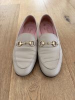 Castellano Loafers, Women’s Size 37, grey Leather, Chic