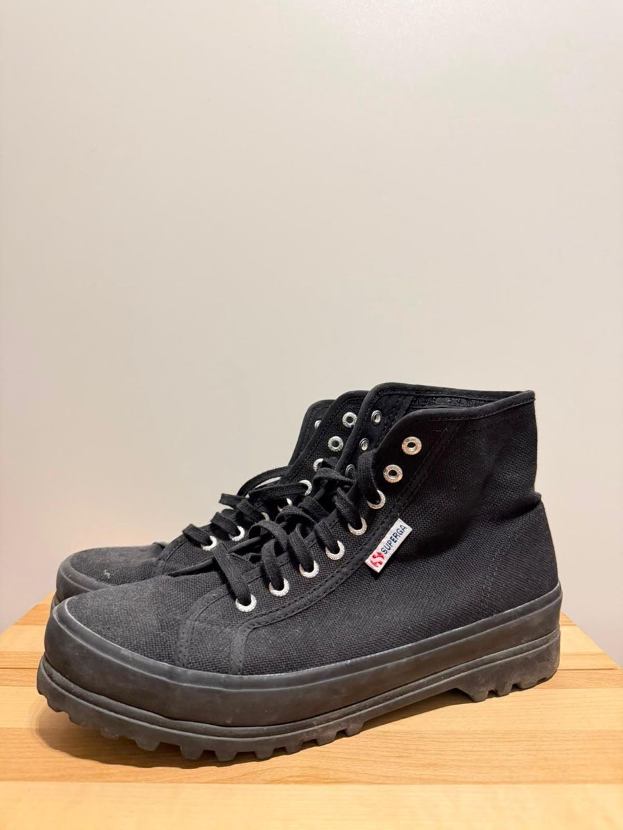 Scarpe da uomo: Superga Stiefel schwarz – Usato da Wädenswil venduto da dom_pz5d