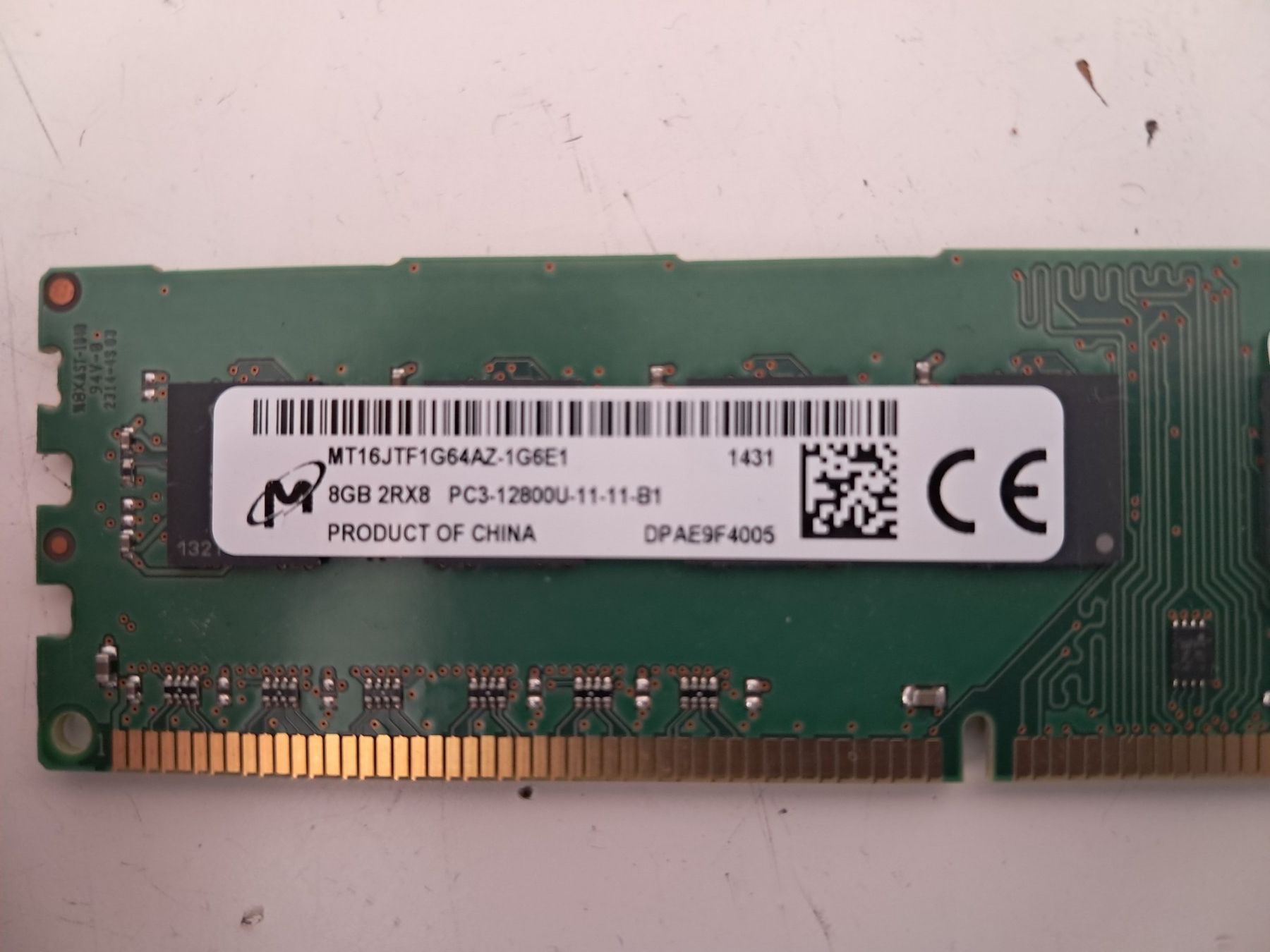 Memoria / RAM: Memory 8GB DDR3 – Usato da Zuzwil SG venduto da Gall 2