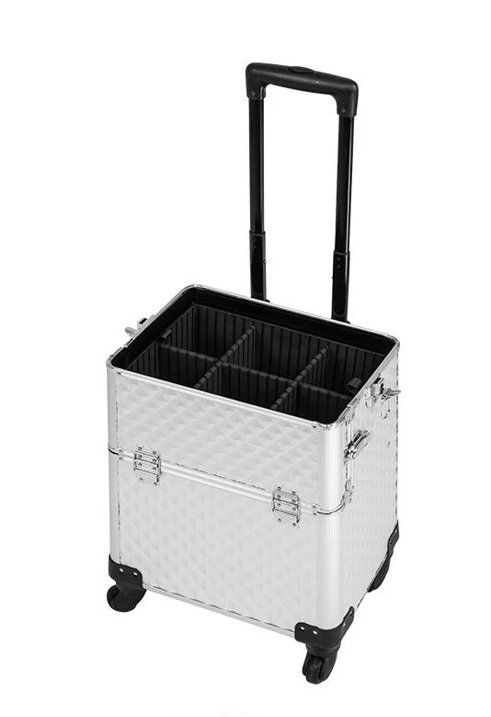 Attrezzature per parrucchieri: Professioneller Kosmetik Trolley - silber – Usato da Einsiedeln venduto da Dellcell 2