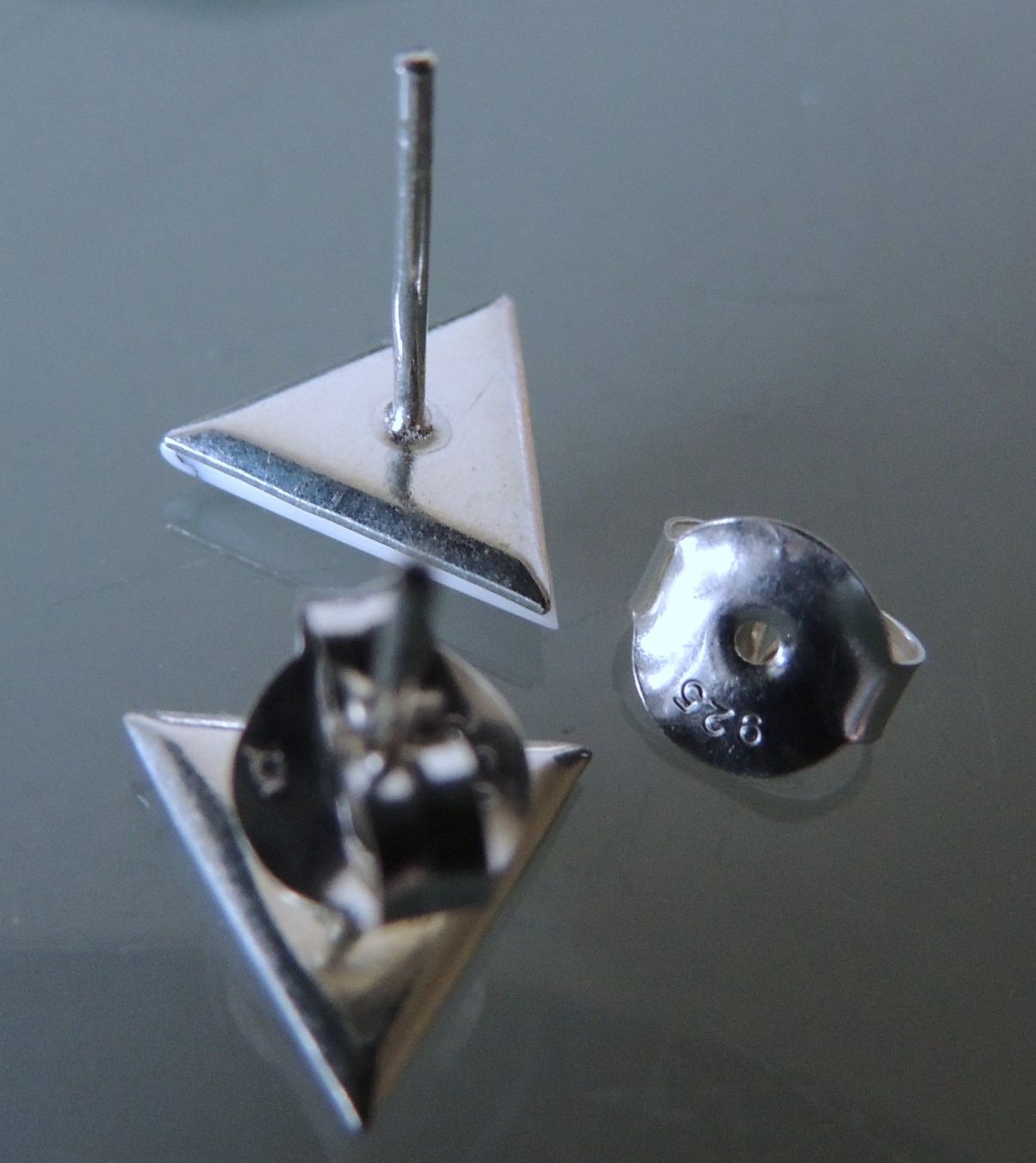 Orecchini pendenti & Orecchini a lobo: Dendriten Achat Silber 925 Ohrstecker – Nuovo e nell'imballaggio originale da Waldenburg venduto da schaller707 4