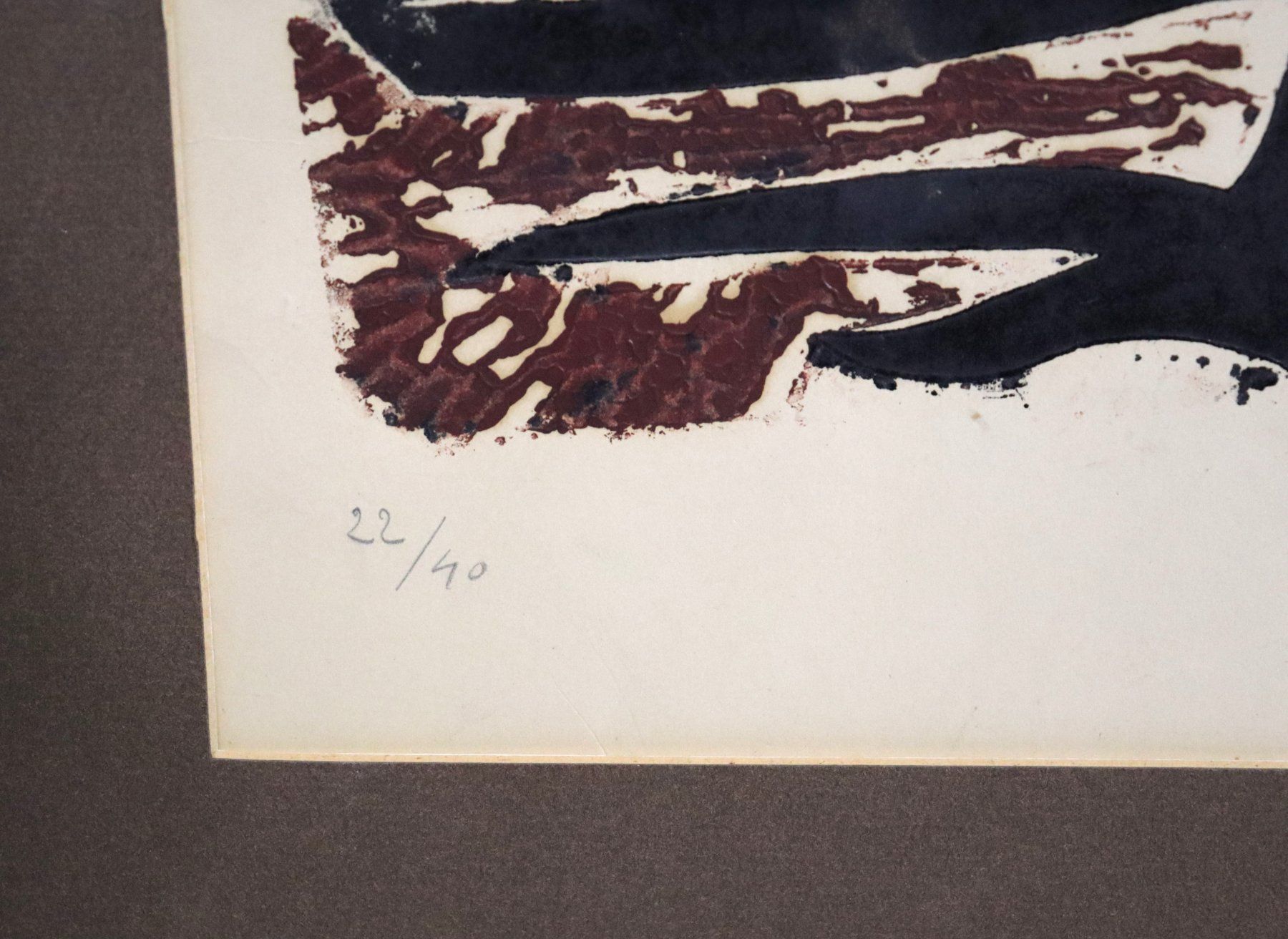 Arts picturaux & lithographies: Claude Collet 1929-2007, Lithographie "Taube" – D'occasion à Zug par Kunst-Fundgrube 2