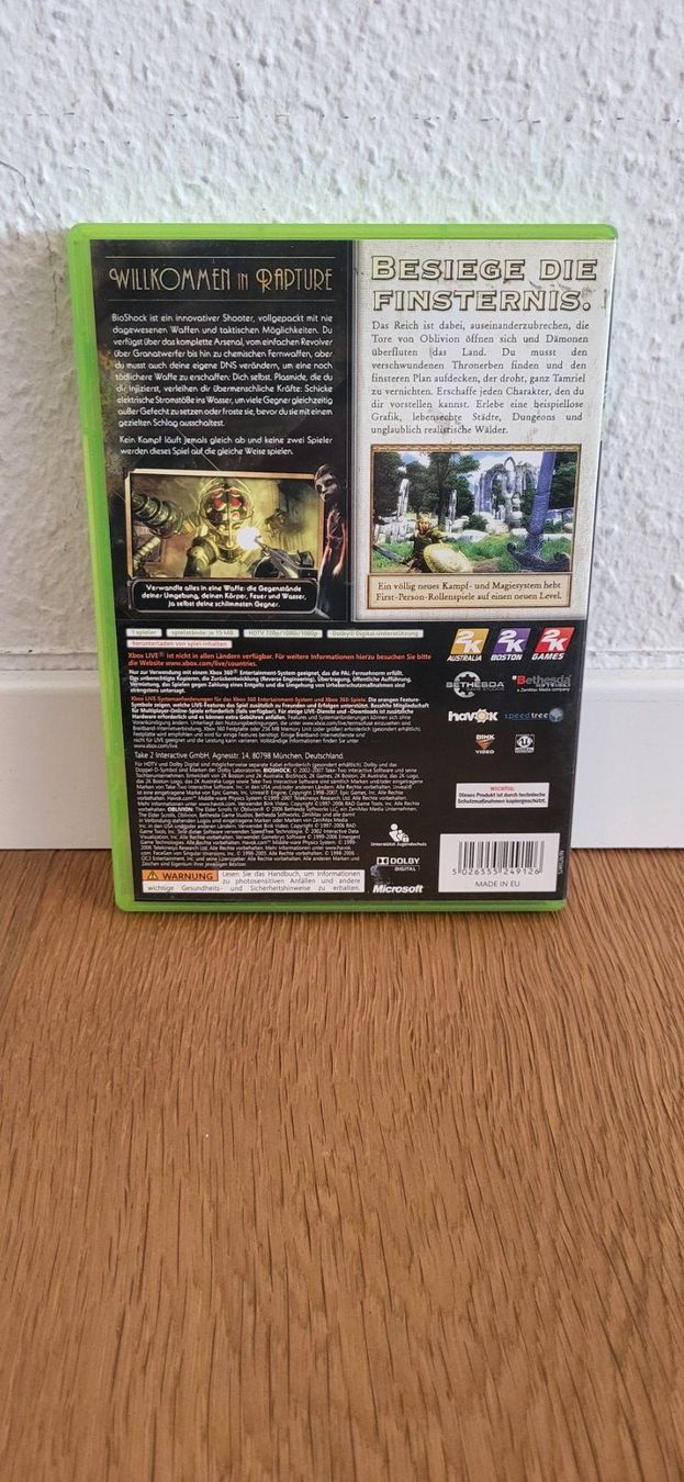 Microsoft Giochi: Xbox 360 - Bioshock / Oblivion – Usato da Münsingen venduto da DigitaleSpielecke 1