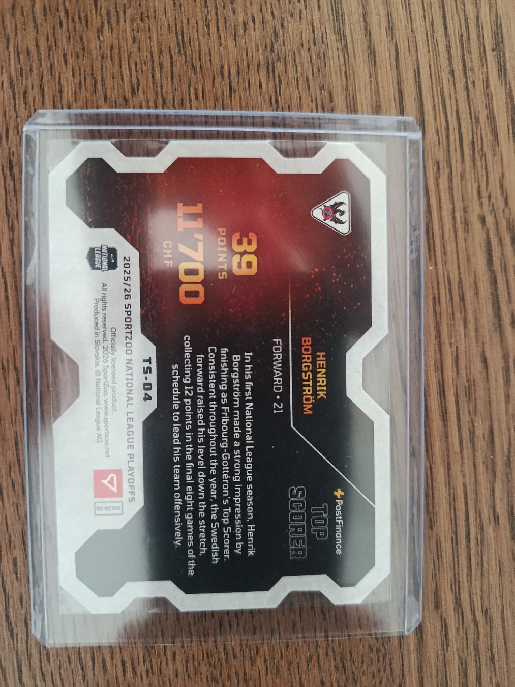 Sportzoo Sammelbilder & Trading cards: Top Scorer Karte Borgström 25/26 – Neu (gemäss Beschreibung) aus Gerolfingen von Thossy86 1