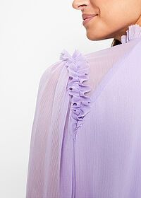 Vestiti: Wunderschönes Chiffonkleid Damen Kleid Hellviolett gr.42 Neu – Nuovo (secondo la descrizione) da Frauenfeld venduto da Vanityroom 4