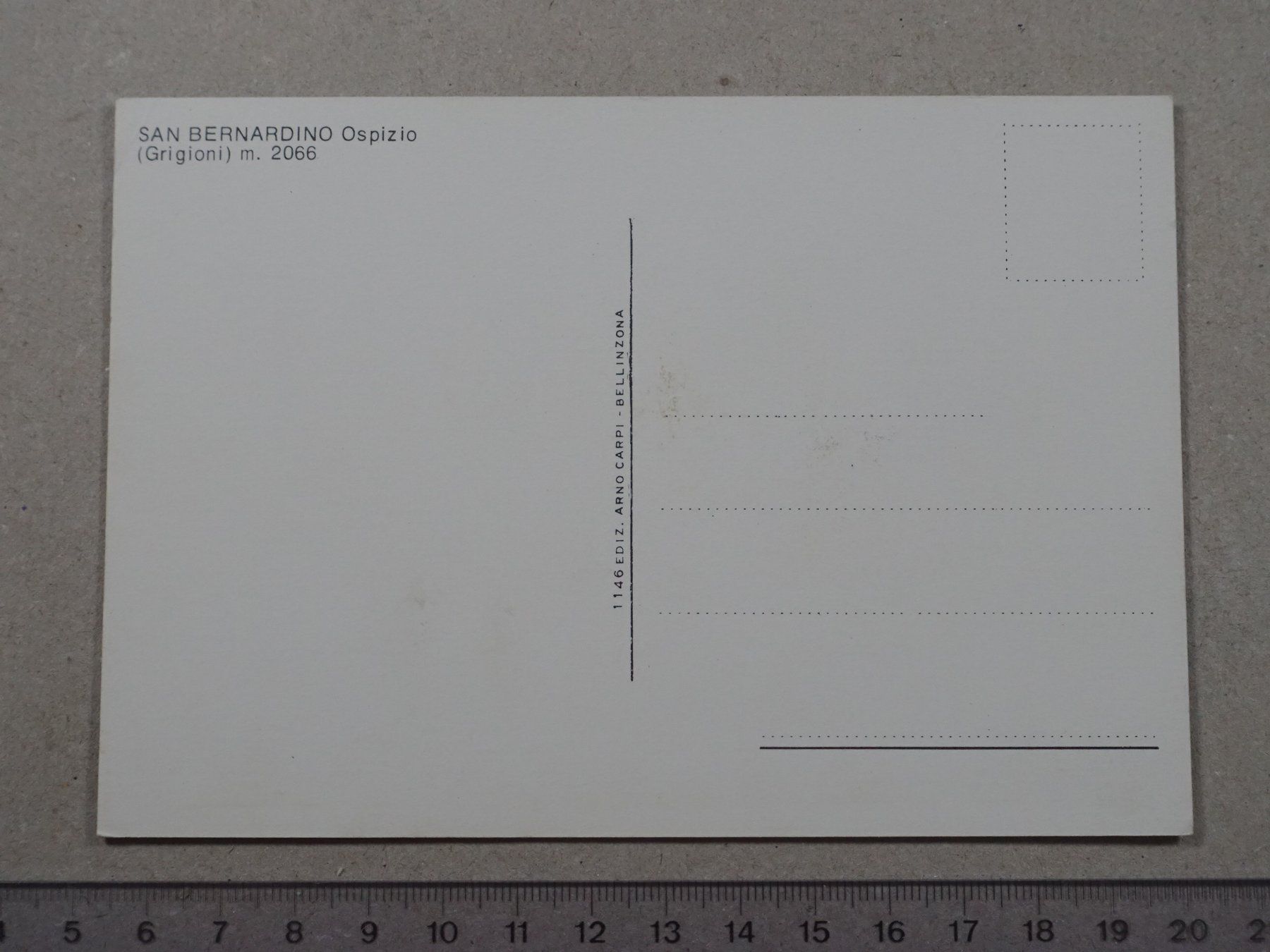 Cartes postales: San Bernardino Ospizio – D'occasion à Lenzburg par fh1 1