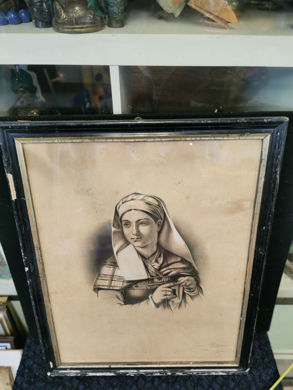 Dipinti: LA RELIGIEUSE SIGNÉ EMMA WIEDMANN – Usato da Genève venduto da Qanil77