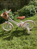 Banwood Kinderfahrrad Rosa mit Korb und Stützräder, Top!