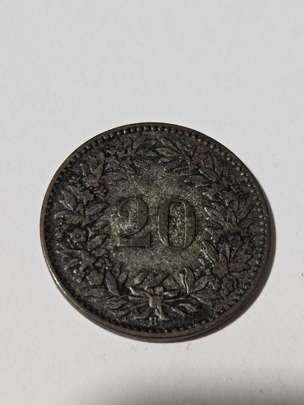 Tutti le monete: 20 Rappen 1858 – Usato da Pfäffikon ZH venduto da Melibol 1