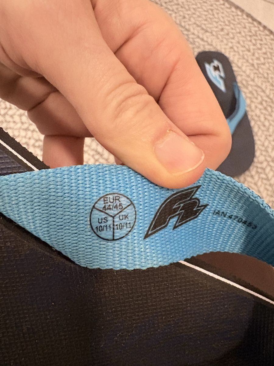 Scarpe da uomo: Sommer-Flip-Flops, neuwertig, Grösse 44/45, hellblau! – Usato da Jona venduto da linda8301 1