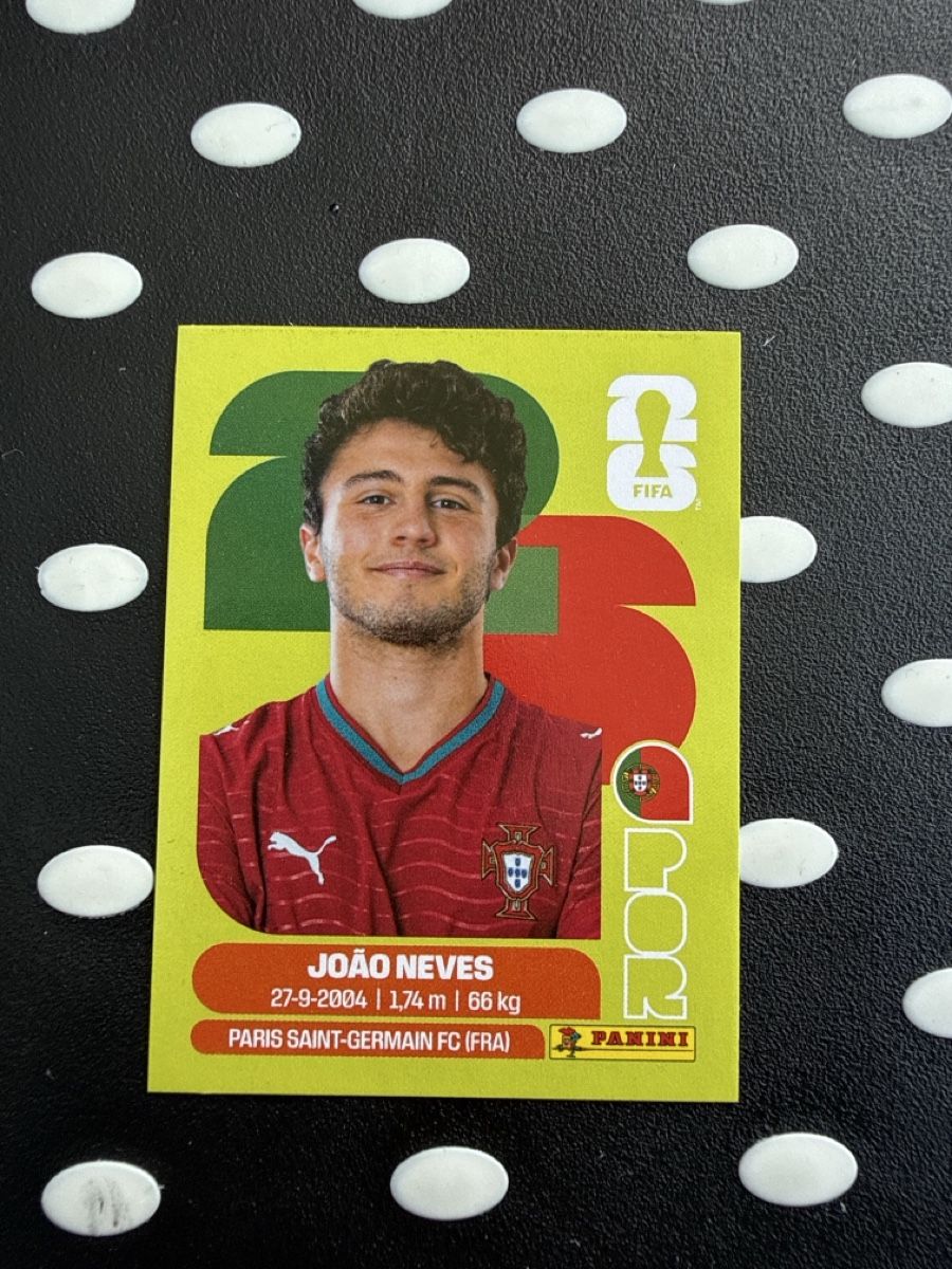 Panini Carte collezionabili:  Joäo Neves – Nuovo (secondo la descrizione) da Bürglen UR venduto da Amel2212