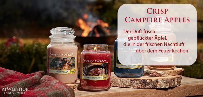 Yankee Candle Candele: Yankee Candle Crisp Campfire Apples Large Jar – Nuovo e nell'imballaggio originale da Langwiesen venduto da rtWebshop 1