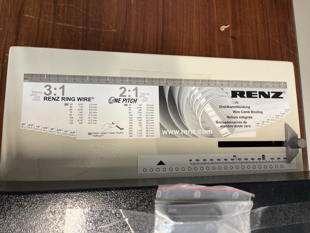 Renz Bindegeräte: Renz WIRO Bindegerät 2:1/3:1 – Gebraucht aus Dietikon von elm_px99 1