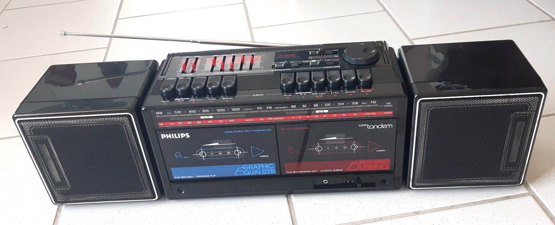 Philips Radio: Philips Super Tandem - Philips Super Tandem – Difettoso da Savagnier venduto da Marderuth
