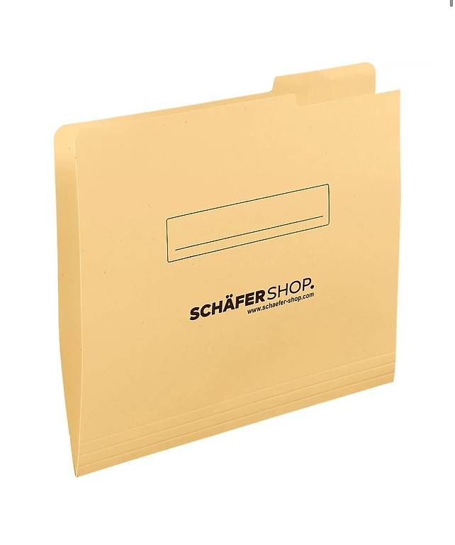 Ordner: 50 Stk. Einschiebmappe, DIN A4, Karton, Tab rechts – Neu und originalverpackt aus Necker von liq24