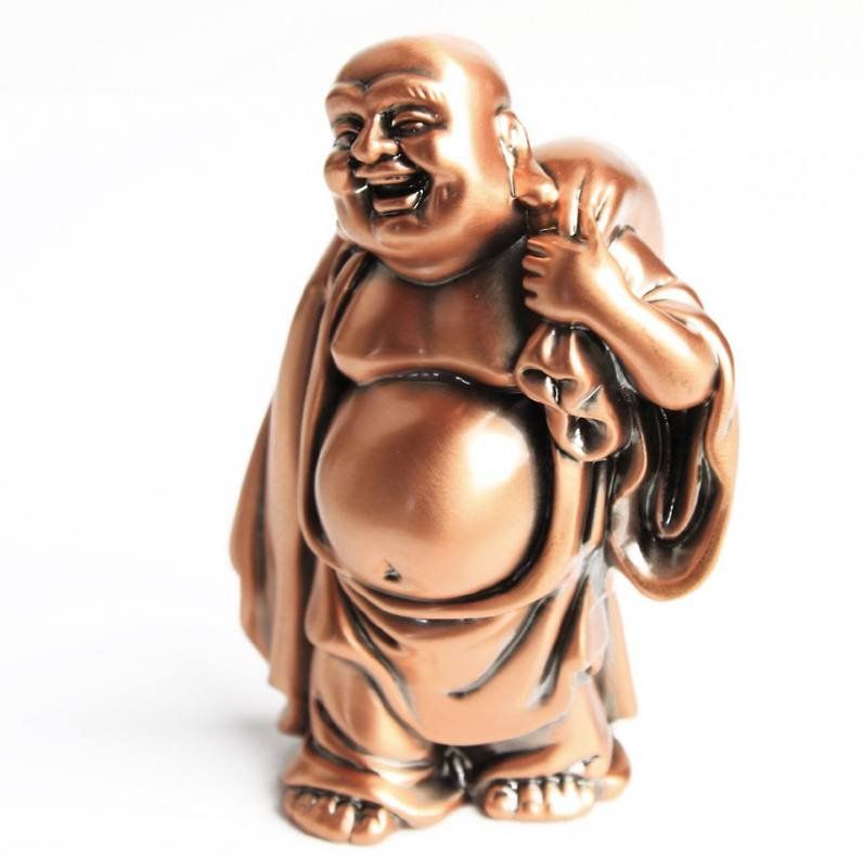 Sculture & Statue: Happy Buddha - verrotgoldet – Nuovo e nell'imballaggio originale da Mauren venduto da Yeelen
