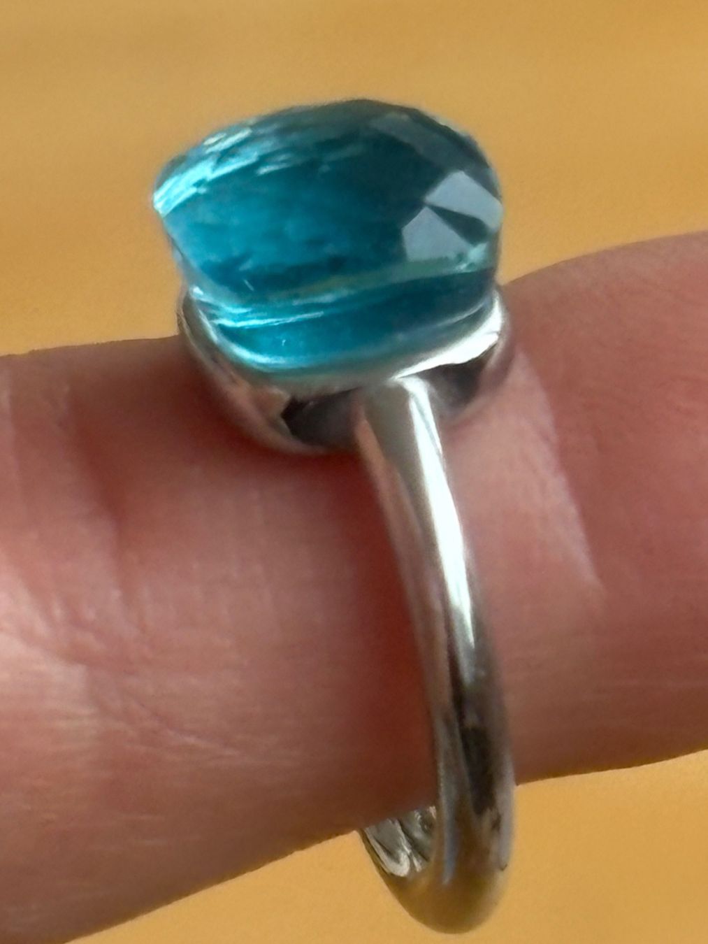 Ringe: Luxus Elegante Gr.17/7 Ring Farbe: Silber / Turkis – Neu (gemäss Beschreibung) aus Biel-Bienne von Roserosse13 5
