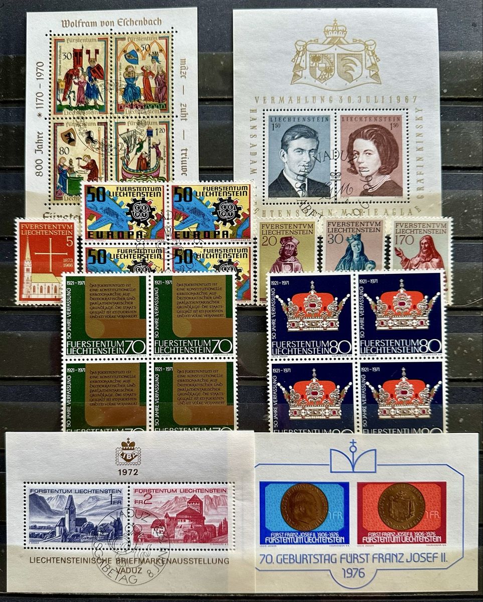 Tutti i francobolli: Liechtenstein  – Usato da Duebendorf venduto da Fczfanrobi