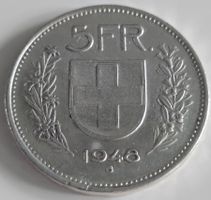 5 Franken Muenze 1948 – Sammlerstueck