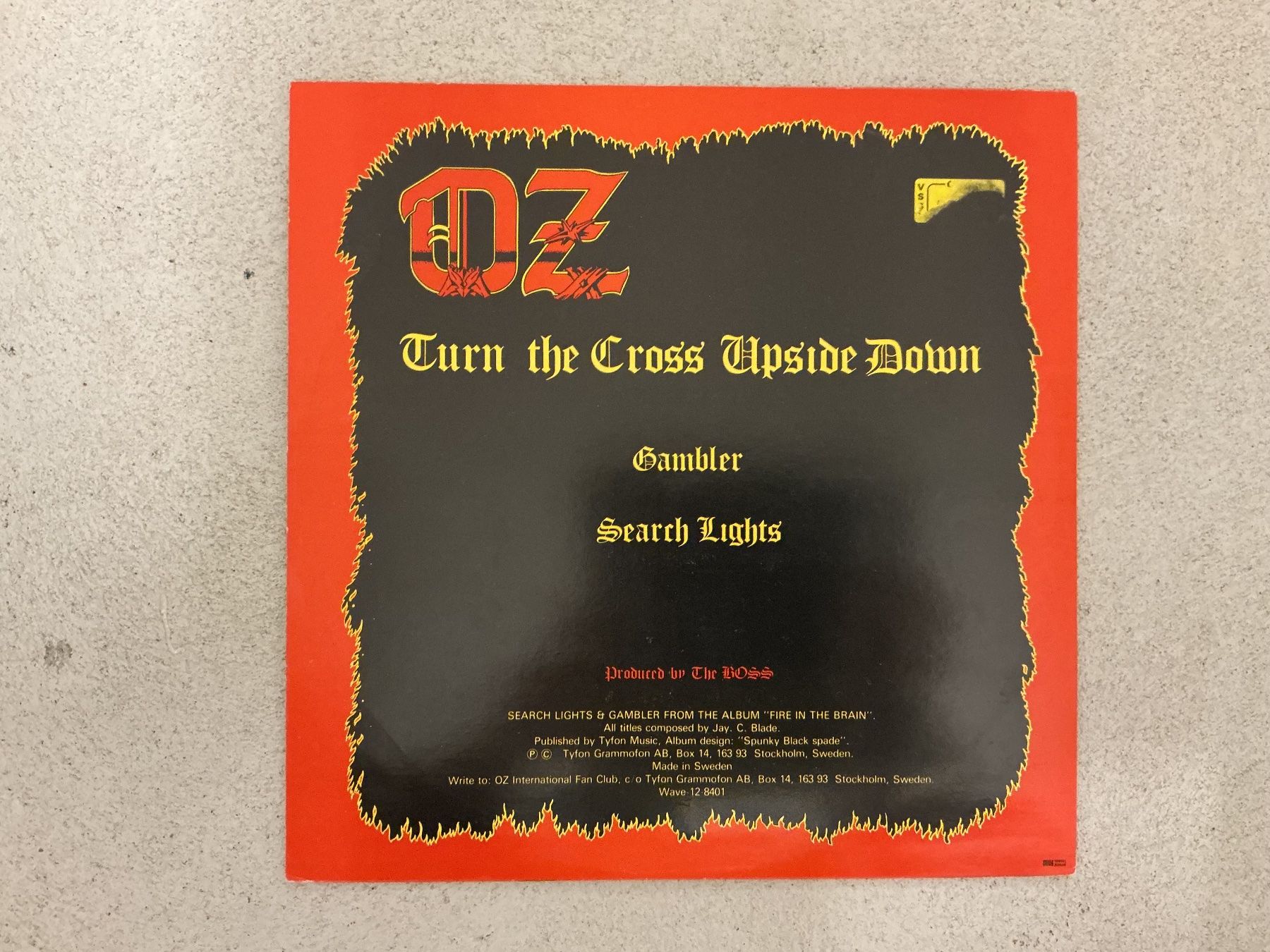 Dischi in vinile: OZ - Turn the Cross Upside Down - Maxi Single 1981 – Usato da Winterthur venduto da Tumko_7_Vinyl 1