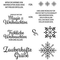 Silikonstempel Nr.749, Weihnachten