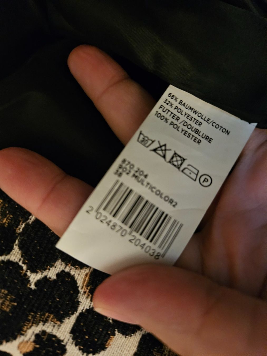 Avant Premiere Jacken: Giacca pesante maculata misto cotone AP tg.38 – Gebraucht aus Melano von H-Sara 2