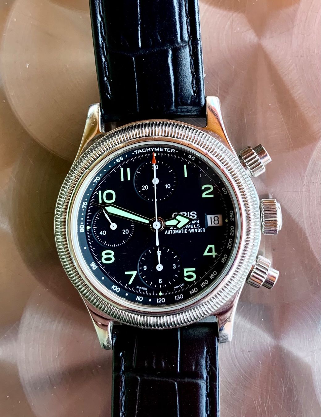 Oris Uhren: ORIS Big Crown Chronograph – Gebraucht aus Bern von Marboeg