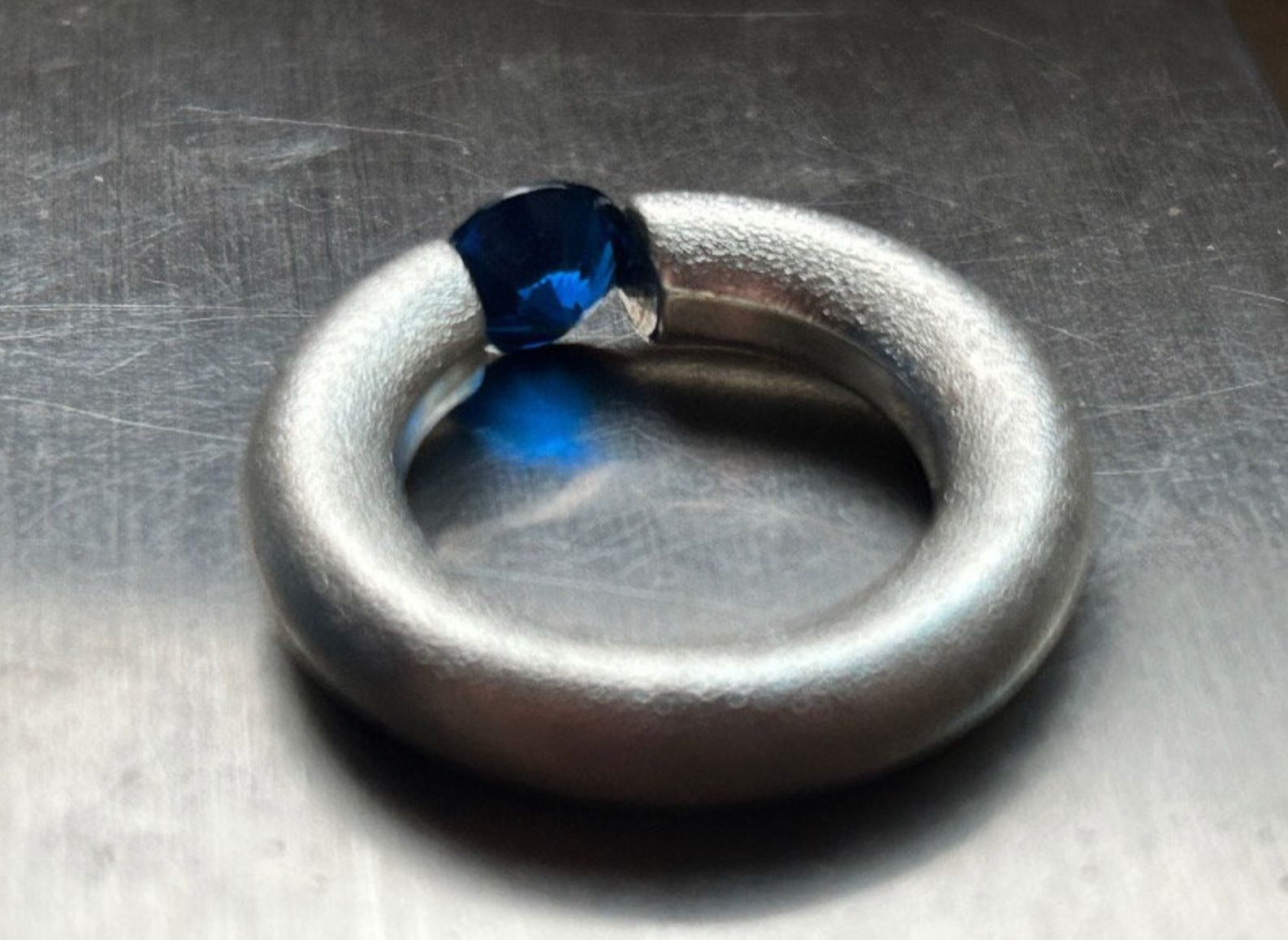 Anelli: Silberring darkblue (51) – Usato da Dittingen venduto da Bijoubelle 3