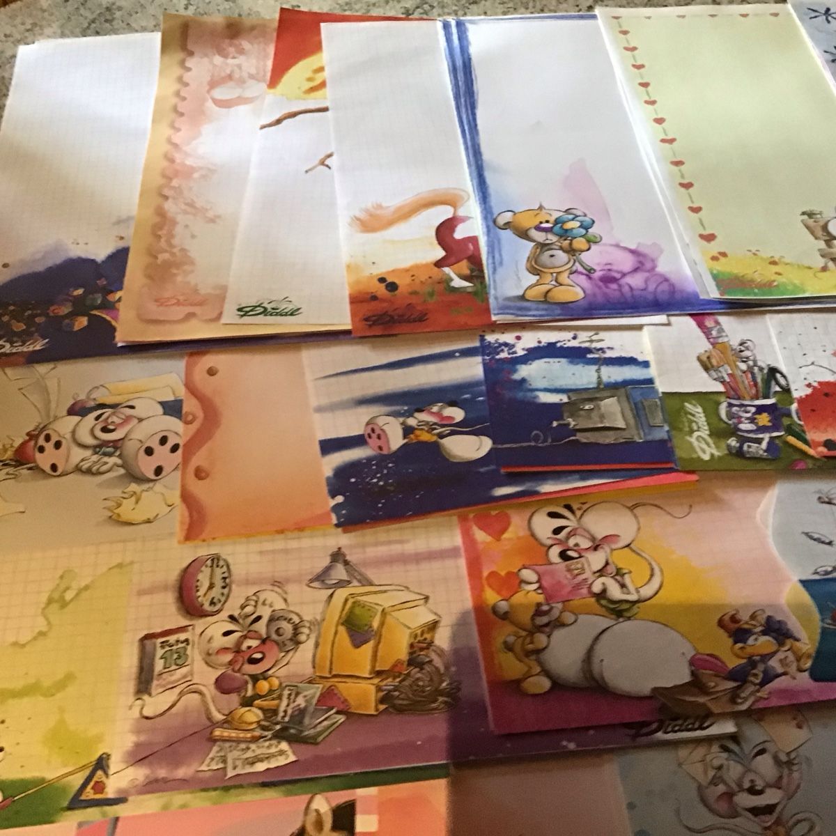 Carta: Schreibpapier Set ca.50 ca200Diddel A4Blätter – Usato da Bazenheid venduto da jud_wk8k 7