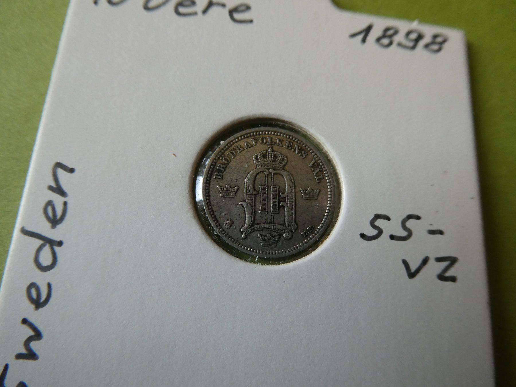 Tutti le monete: Schweden 1898, 10 Oere    Silber – Usato da Hinterforst venduto da rohusri