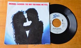 MICHAEL JACKSON, The Way you make me feel,  7"Single, TOP!