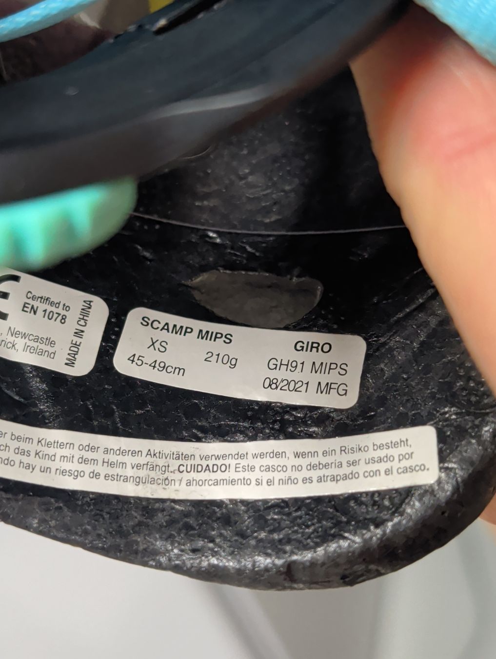Giro Caschi: Giro Kinderhelm Scamp MIPS XS – Usato da Dettighofen venduto da salocin89 2