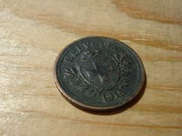 (D1) Départ 1 CHF 1 Rappen 1915