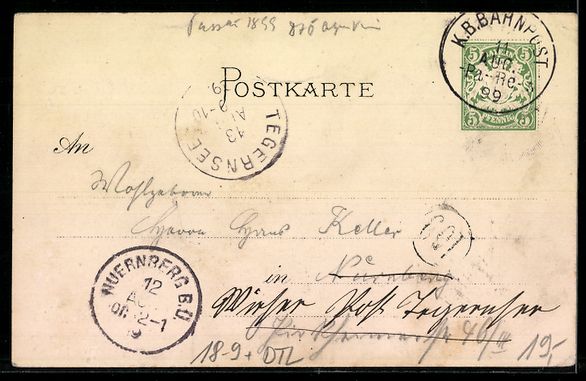 Cancelleria postale: Litho Passau, 26. General-Versammlung de – Usato da Berlin venduto da bartko-reher 1