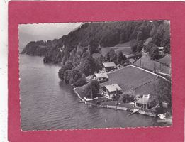 Mit dem Flugzeug über Niederried am Brienzersee 1964