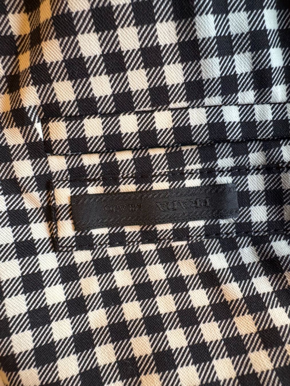 Prada Pantaloni: Prada Checked Trousers – Timeless Elegance – Nuovo e nell'imballaggio originale da Grund b. Gstaad venduto da ReLuxe 8
