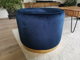 Pouf aus Samt 60 cm