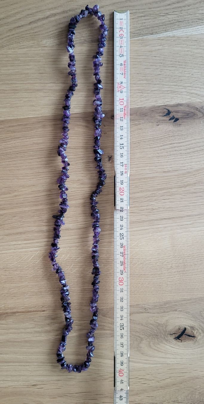 Catenine: Amethyst Halskette, wunderschön, violett, Echtstein – Nuovo (secondo la descrizione) da Brugg AG venduto da Leona90 4