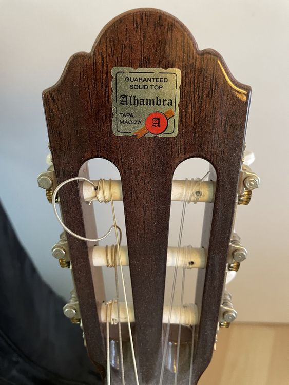 Gitarre Alhambra Muro de Alcoy Mod. 2 inkl div Zubehör | Kaufen auf Ricardo