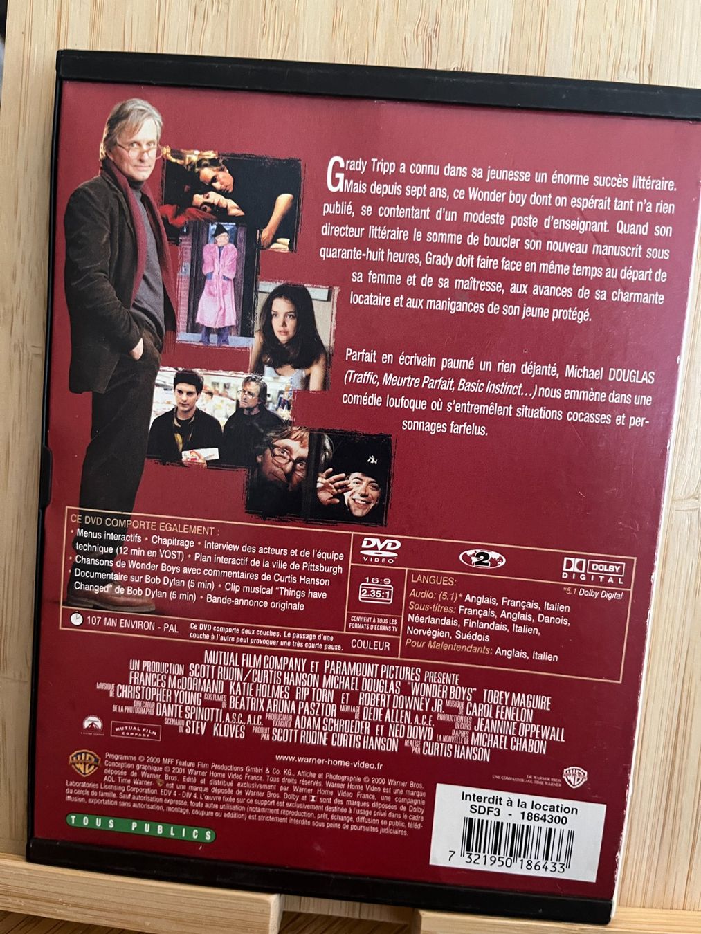 Tutti i DVDs: Wonder Boys (2000, Michael Douglas, DVD) – Usato da Vevey venduto da zecollector 1