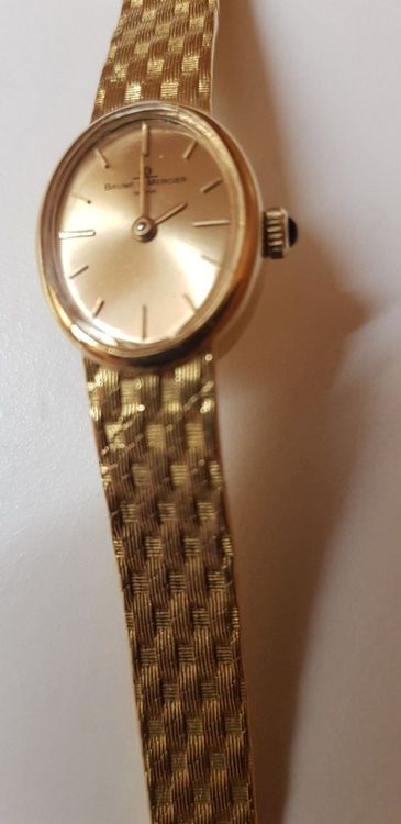 Montre vintage Or 750 Baume Mercier Acheter sur Ricardo