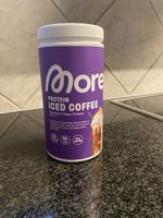 More hazelnut creaspy cream protein iced coffe