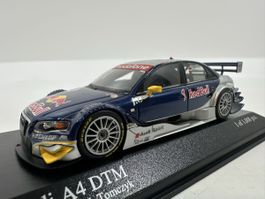 Audi A4 DTM 1:43 Team ABT, M. Tomczyk, inkl. OVP, MINICHAMPS