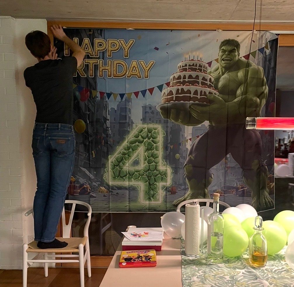 Tutte le decorazioni: Hulk Geburtstag Deko Set, 4. Geburtstag – Nuovo e nell'imballaggio originale da Zürich venduto da mar_myz6 1