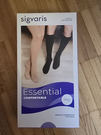 Sigvaris Essential stockings CCL 2 S Long black new